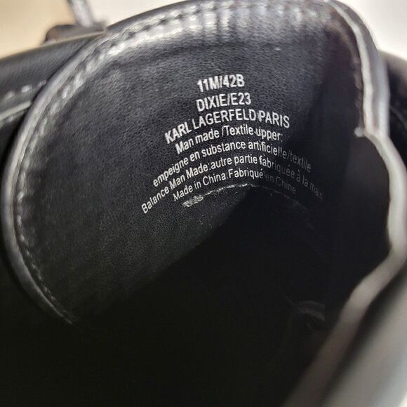 Karl Lagerfeld Paris Dixie Patched Combat Boots (Size 11M) - Picture 8 of 9